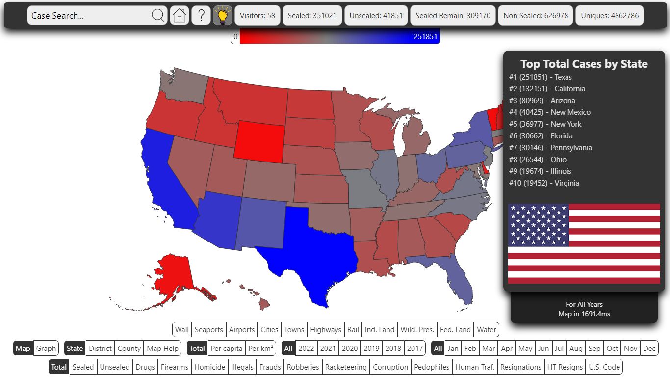 The free Federal criminal database - bad-boys.us